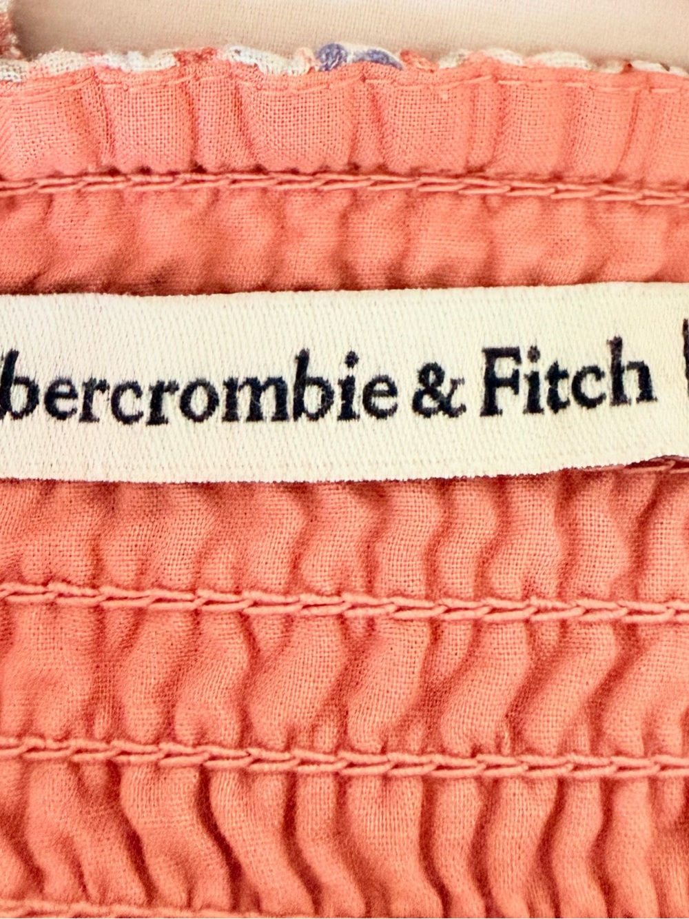 Abercrombie & Fitch Floral Pink Mini Wrap Dress 🌸 Cottagecore Coquette Preppy M - Picture 2 of 9